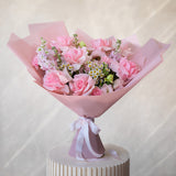 Zhou Sicun: Bouquet of Pink rose