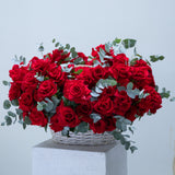 Mary Shelley: Large Basket of 101 Red Roses
