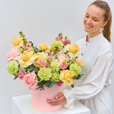 Arabian Tale: Yellow Rose Bouquet in a Box