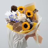 Amale Andraus: Sunflower and Rose Bouquet