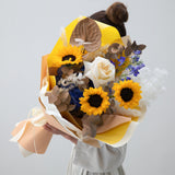 Amale Andraus: Sunflower and Rose Bouquet