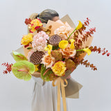 Wangari Maathai: Bright Yellow Rose Bouquet