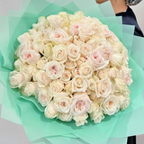 101 Premium White Roses