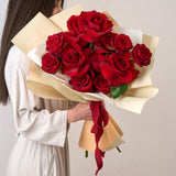 Tarana Burke: Bouquet of 12 Red Roses