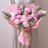 Sarah Bernhardt: Bouquet of Pink Peonies