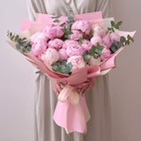 Sarah Bernhardt: Bouquet of Pink Peonies