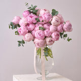 Sarah Bernhardt: Bouquet of Pink Peonies
